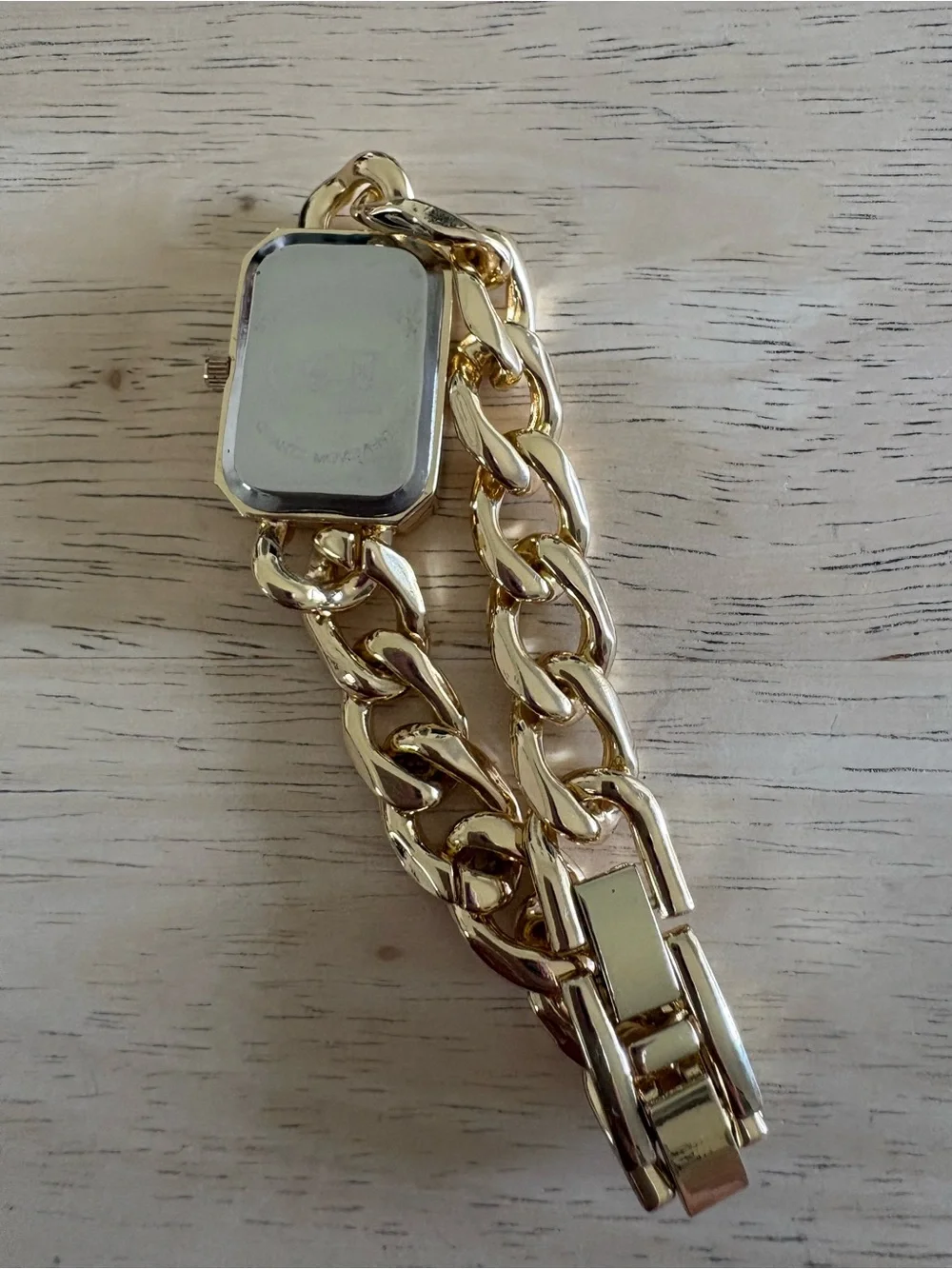 Women's Gold-Tone Chain Link Bracelet Watch